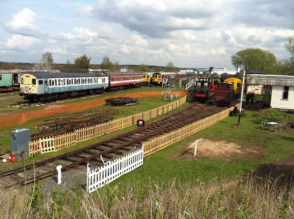 Taken on 14th April 2012 a view of the Electric Railway Museum site.