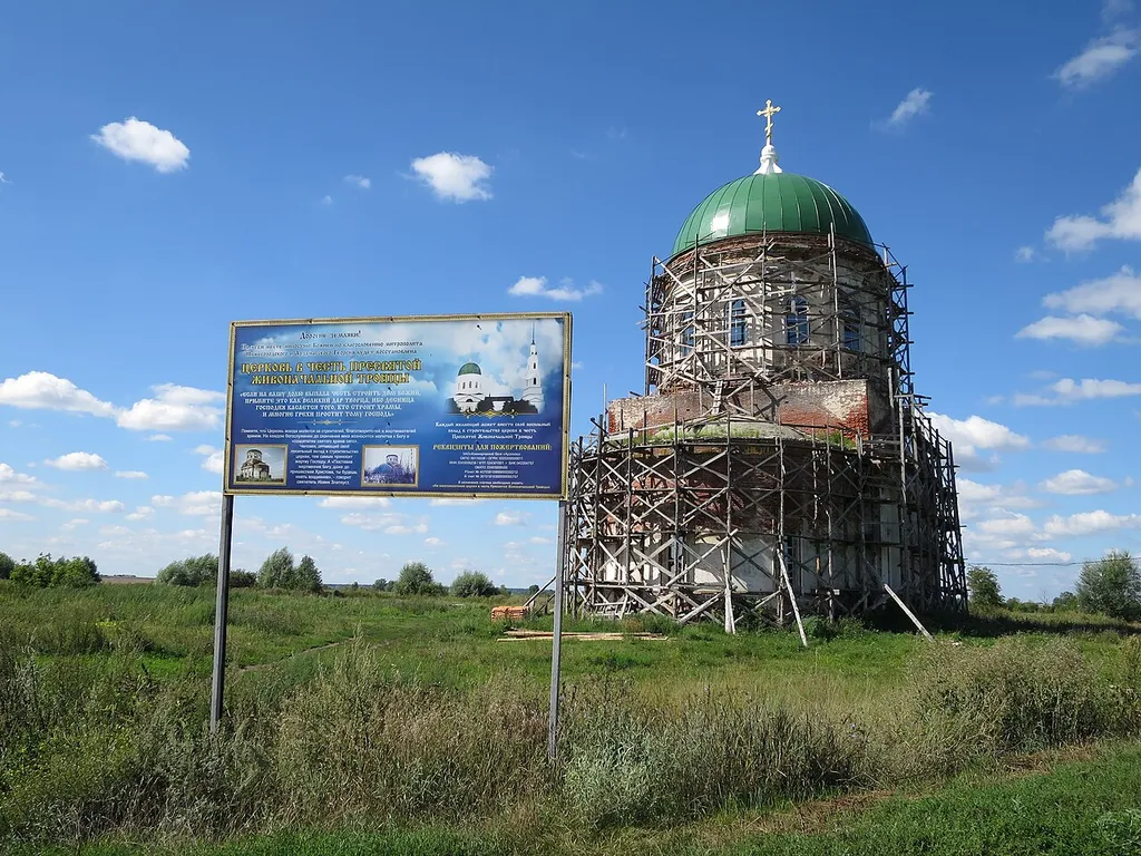 Church in Semenov Arzamas area
