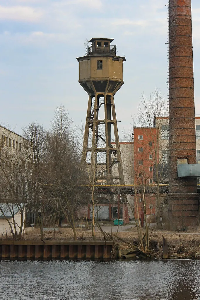 Water tower of Saint Petersburg Hydrolysis Plant