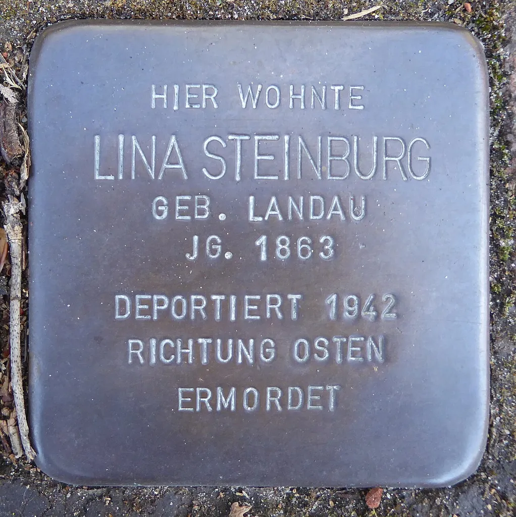 Stolperstein Lina Steinburg