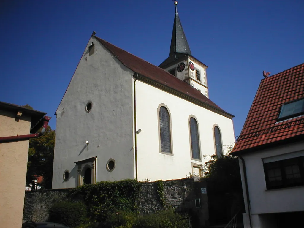 Evangelische Kirche in Kochersteinsfeld, renoviert 1733