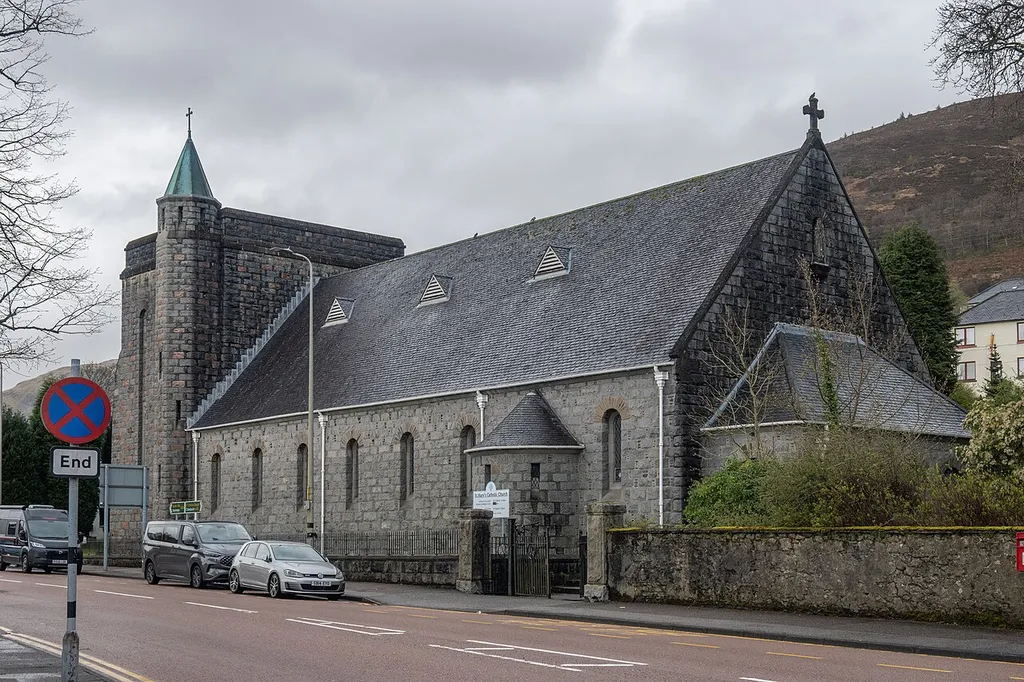 Saint Mary's Catholic Church is located on Belford Road in Fort William, Highland. The church was built in 1934 to a design by architect Reginald Fairlie.