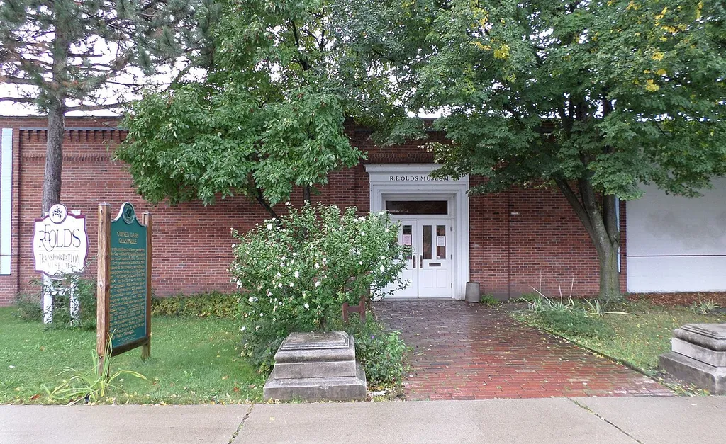 The R.E. Olds Transportation Museum, formerly the Bates and Edmonds Engine Company, located at 240 Museum Dr, Lansing, MI.