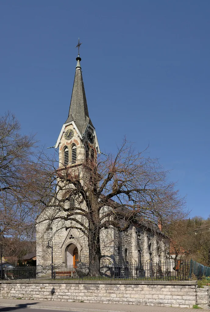 Wyhlen: the Peace Church, as seen from the south-west