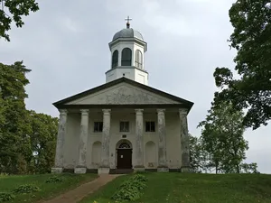 Lutheran church in Dzērbene