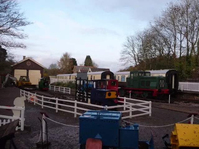 Bickleigh : The Railway Centre A lot of trains here to ride around on. I went here once, and it was alright if you like trains and such.