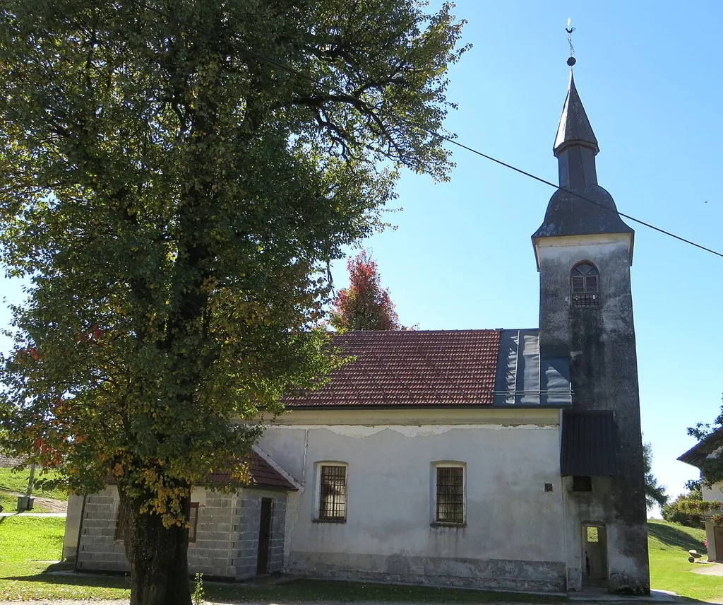 Saint Oswald's Church in Leskovec, Municipality of Ivančna Gorica, Slovenia