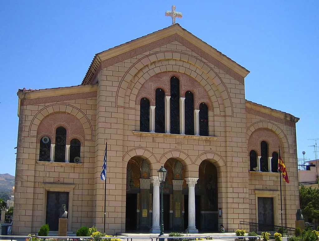 Saint Dionysios Cathedral in Zakinthos city, Greece