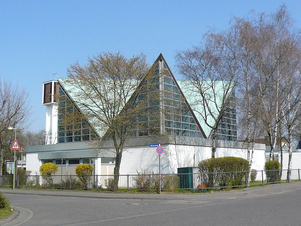 protestant church in Meerbusch, Germany (Betlehemkirche)