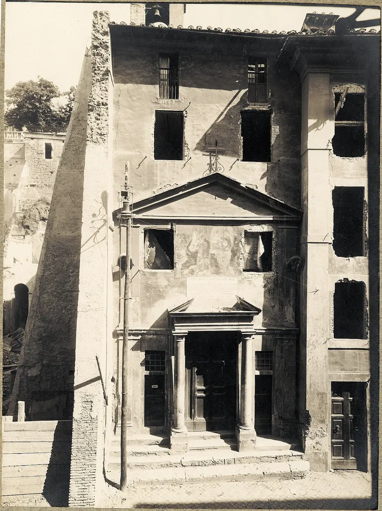 Chiesa distrutta dei Sante Orsola e Caterina