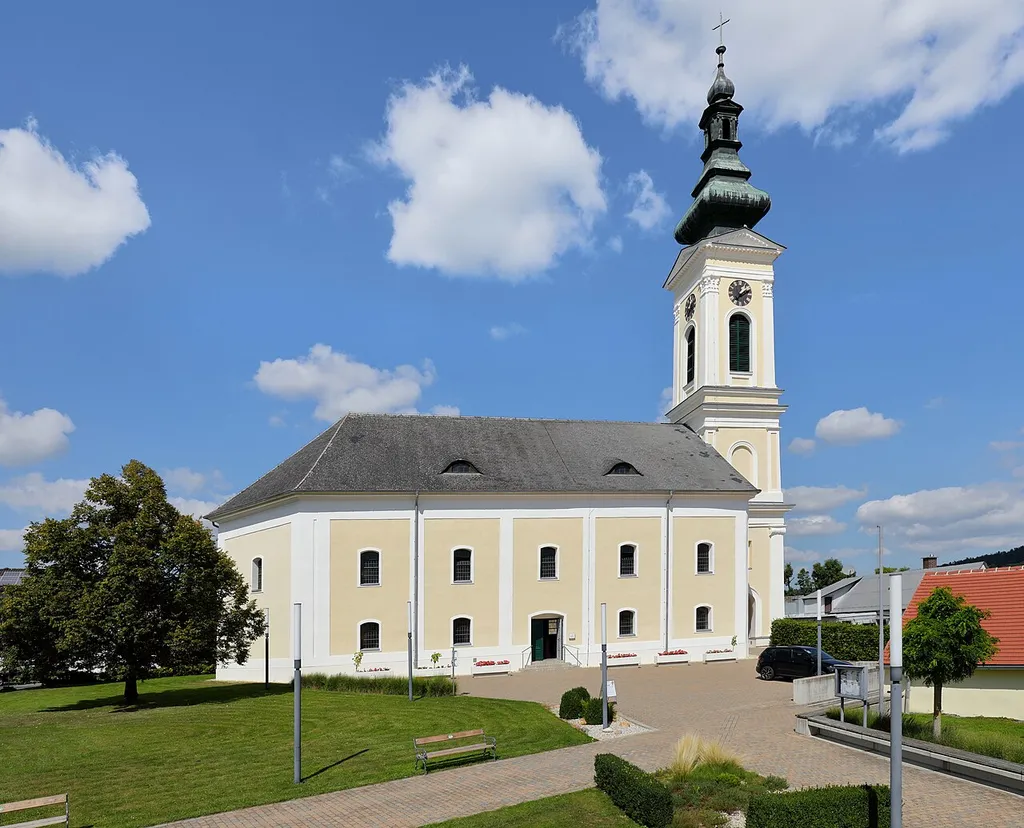 Protestant church in Stadtschlaining, Austria.