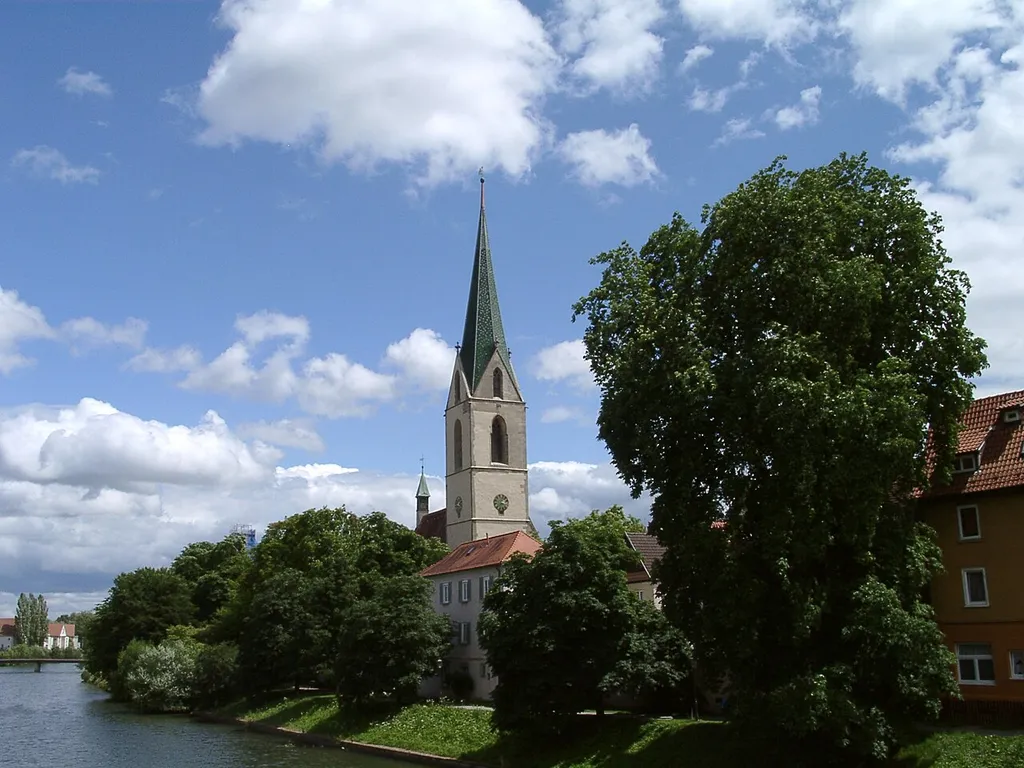Stiftskirche St. Moriz (Collegiate Church Saint Morris) in Rottenburg am Neckar (Ehingen quarter), administrative district of Tübingen, (State of Baden-Württemberg / Germany). Ancient Convent of Canons.