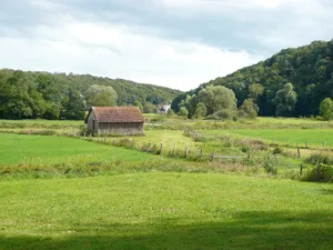 Eselsburger Tal mit Buigen und angrenzenden Geländeteilen