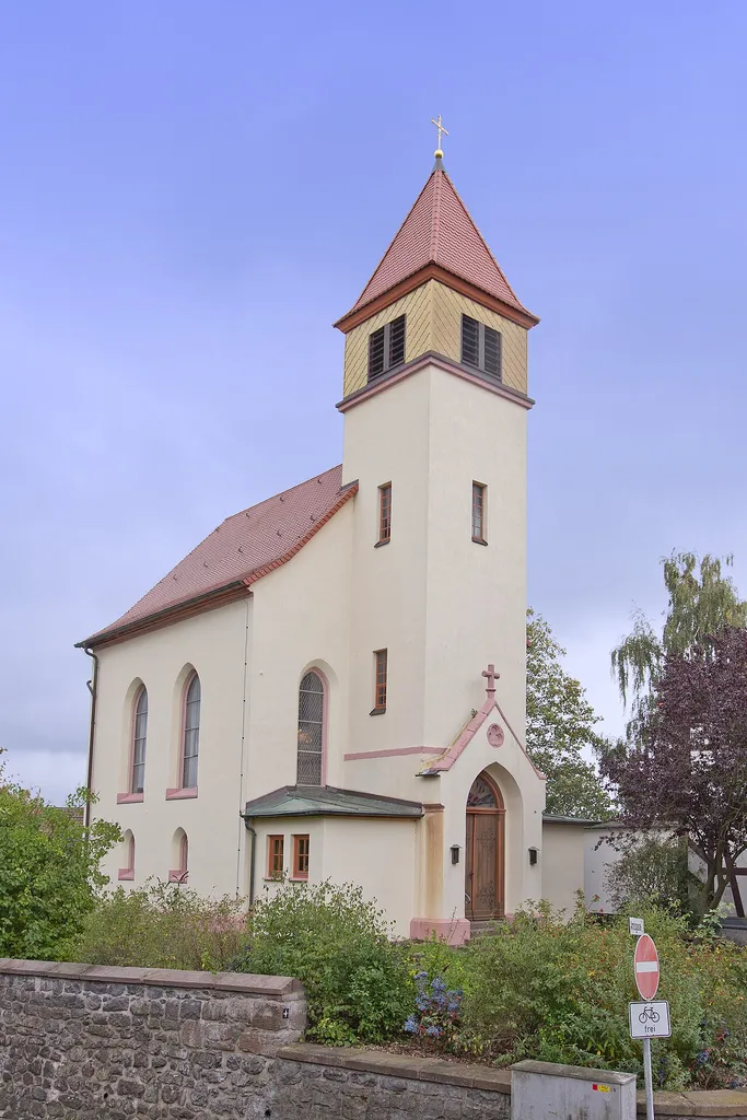 Evangelische Kirche in Herbstein im Vogelsberg.