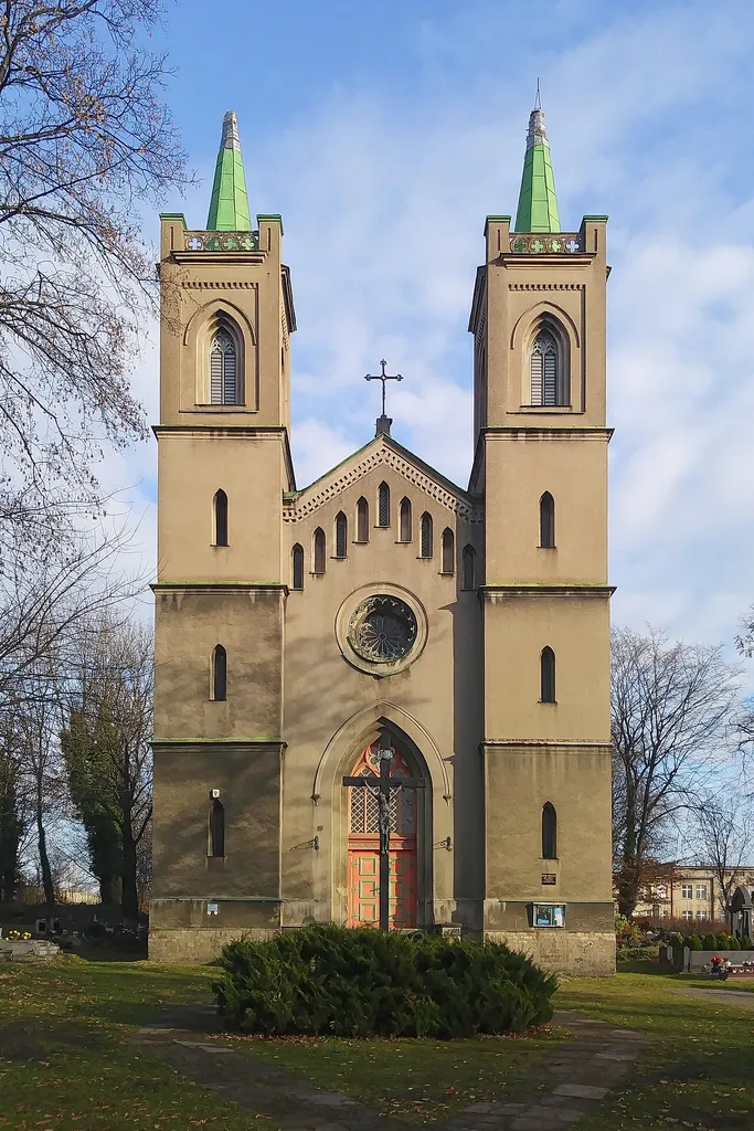 fasada kościoła im. Elżbiety w Chorzowie