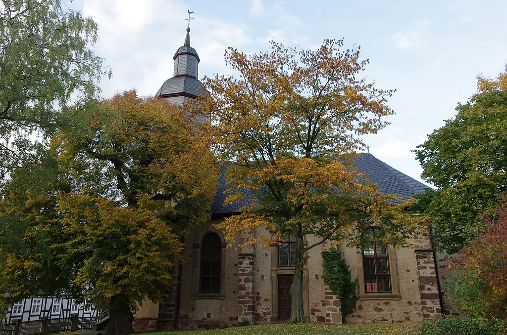 Bad Wildungen Ortsteil Altwildungen in Hessen. Die Kirche in Altwildungen.