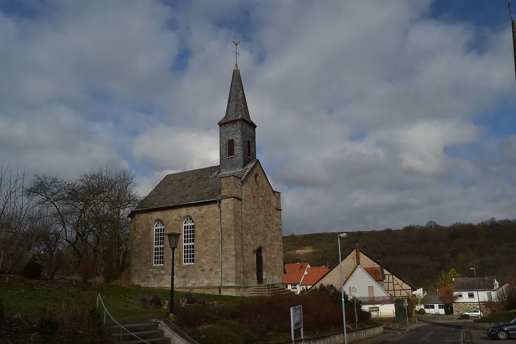 Village Daubach, Hunsrück landscape, Germany
