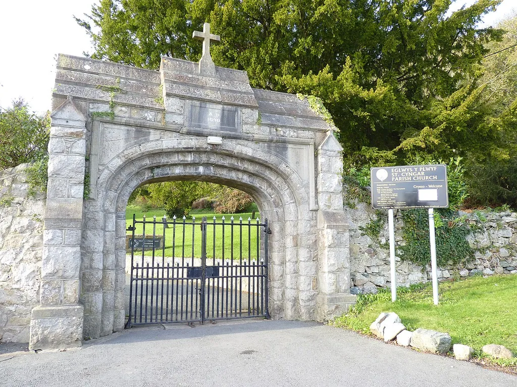 The Gates of St. Cyngar's Parish Church, Llangefni