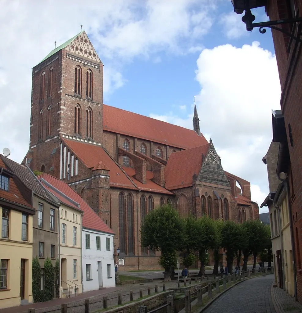 Wismar, St. Nikolai von Südwesten