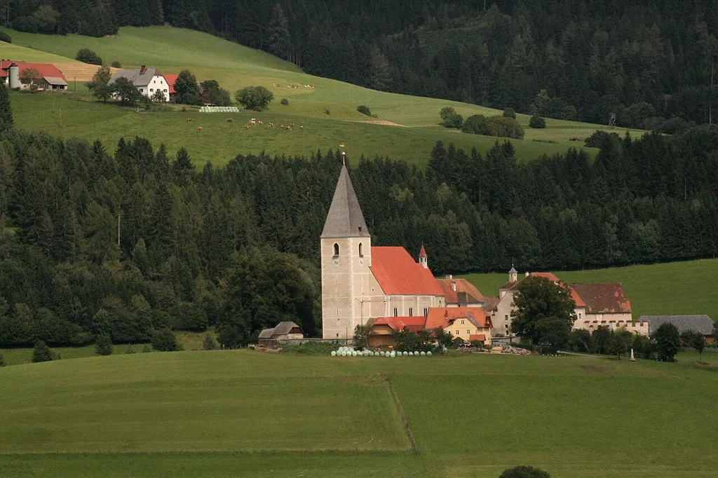 Church in Mariahof, Styria, Austria