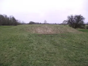 Motte, moat and fishponds west of All Saints Church