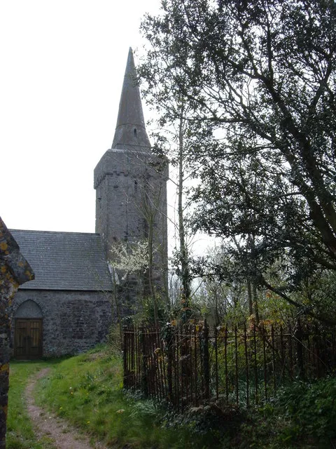 Steeple of St Daniel's parish church, Pembroke, Pembrokeshire