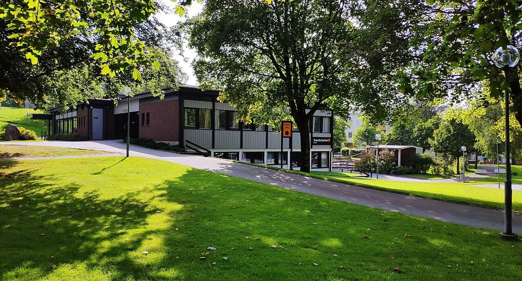 Hässleholmen church in Borås Municipality, Sweden