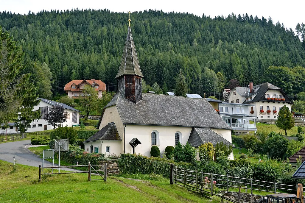 Subsidiary church Saint Primus at Preims #49, municipality Wolfsberg, district Wolfsberg, Carinthia / Austria / EU