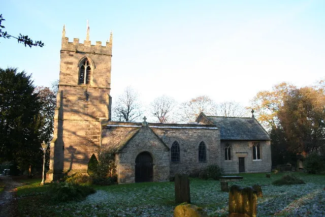 St.Peter &amp; St.Paul's church, Todwick. Norman north and south doorways, the rest mostly Decorated