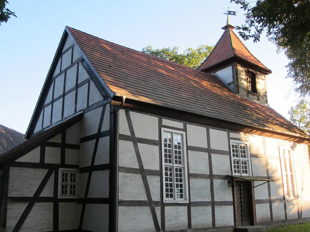 Linow church, Rheinsberg municipality, Ostprignitz-Ruppin district, Brandenburg state, Germany