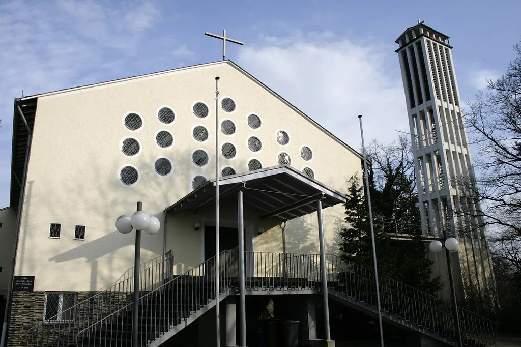 Katholische Kirche (Mariä Heimsuchung) in Runkel, Deutschland