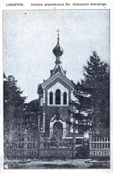 Saint Alexander Nevsky Orthodox church in Lubartów, Poland (non existent)