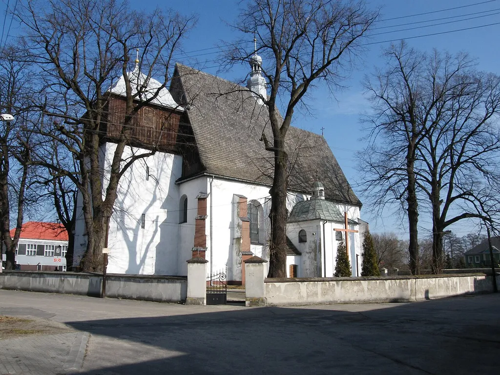 XV wieczny kościół parafialny w Koziegłowach. Gotyk.