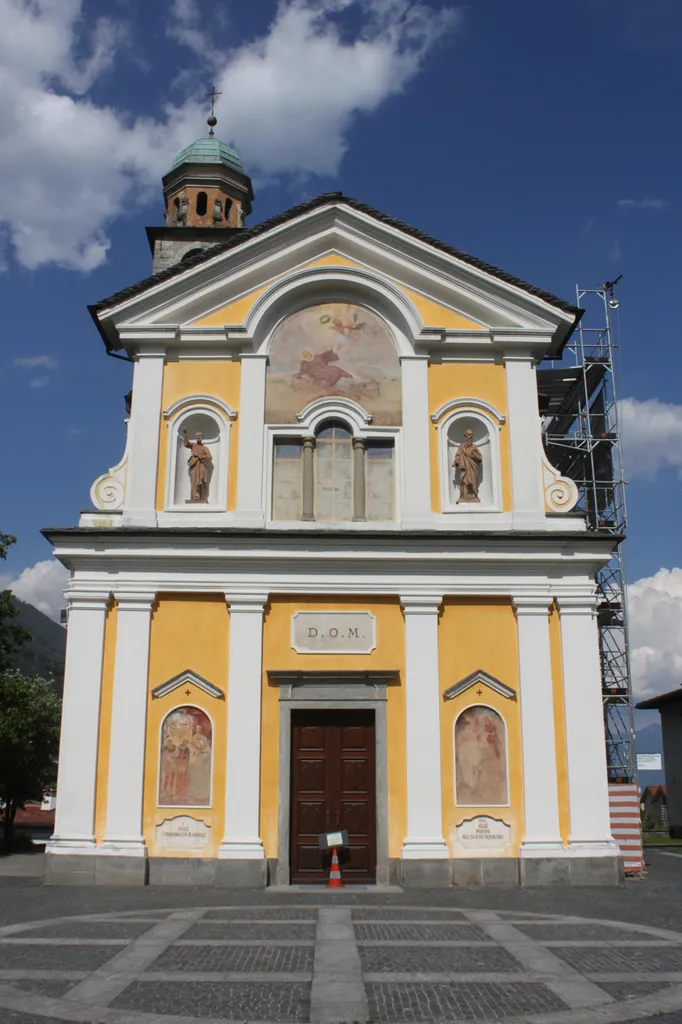 San Lorenzo church in Losone.