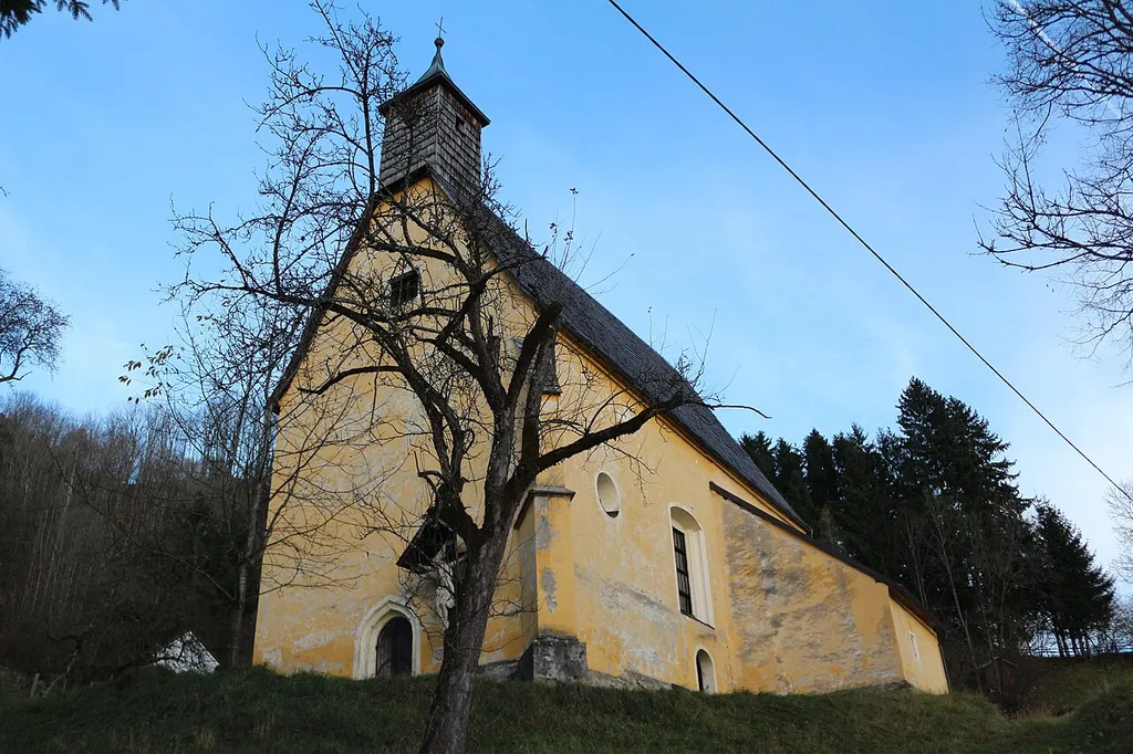Außenansicht der Filialkirche hl. Virgil in de:Gaishorn am See This media shows the protected monument with ObjektID 56503 in Austria. (Commons, de, Wikidata)