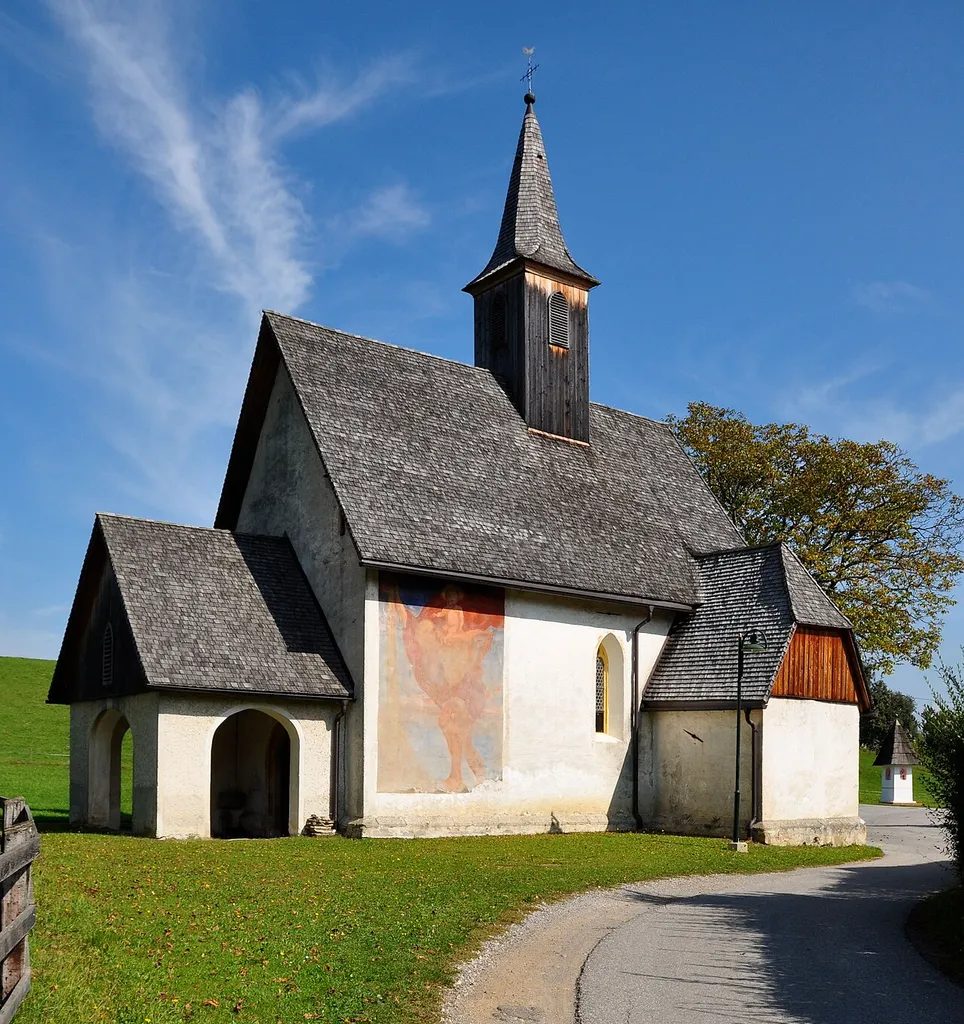 Subsidiary church Saint Ursula at Schlatten #86, municipality Sankt Jakob in the Rosental, district Villach Land, Carinthia / Austria / EU