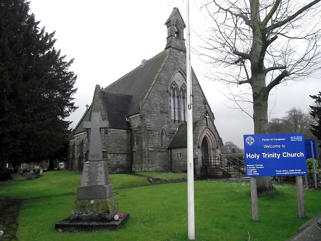 Holy Trinity Church, Mossley- north-west corner
