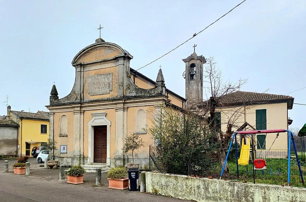 La chiesa di Santa Maria Nascente a Pievetta, frazione di Castel San Giovanni (PC).