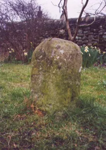 Milestone, Rathmell, Main Street, opp. Church at jct of Hesley Lane