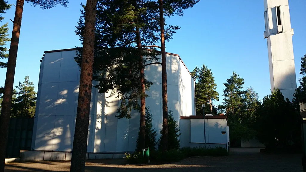 Halssila Church in Jyväskylä, Finland.