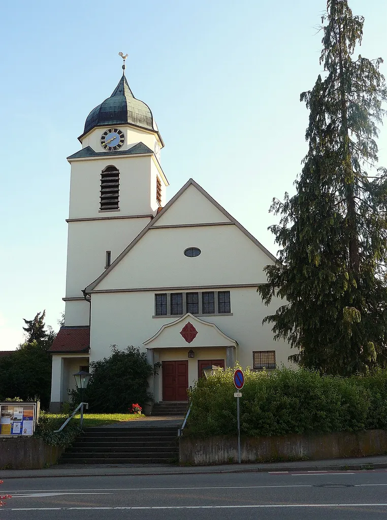 Christuskirche (christ curch) in Aalen, Germany.