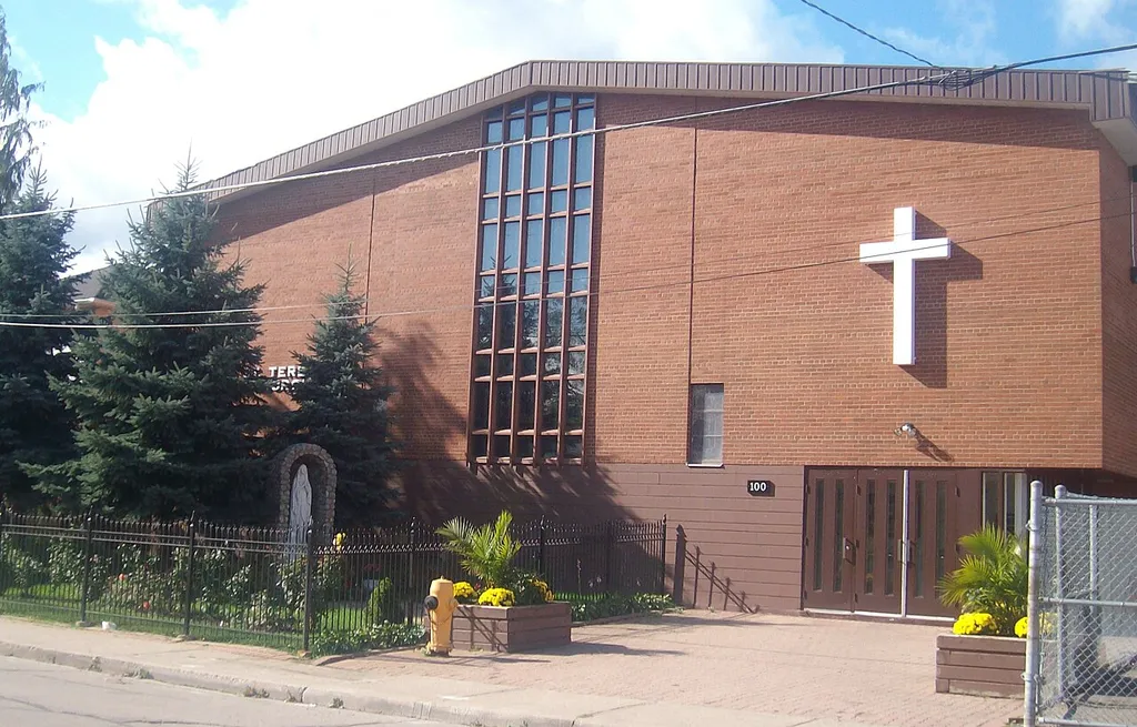 St Teresa's (Modern) Roman Catholic Church on Tenth Street just south of the Lakeshore in New Toronto