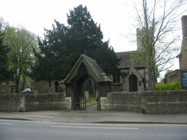 Woodston Church. Church of St Augustine at Woodston to the south of Peterborough.