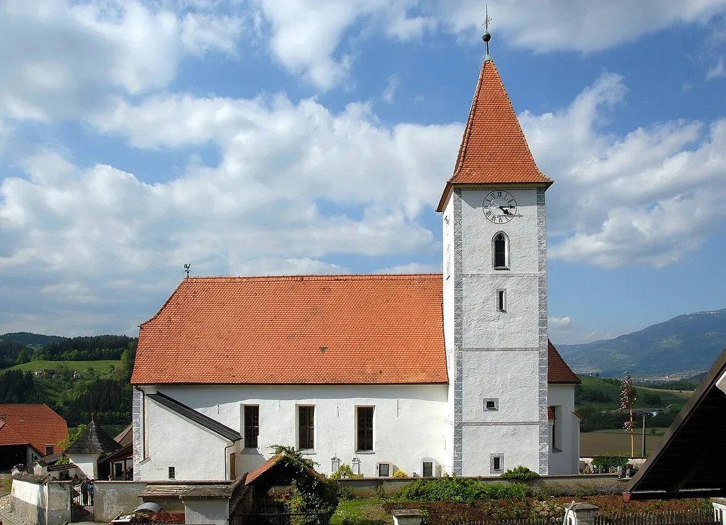Parish church Saint Martin in the valley Granitz, community Saint Paul in the Lavanttal, district Wolfsberg, Carinthia, Austria This media shows the protected monument with ObjektID 63131 in Austria. (Commons, de, Wikidata)