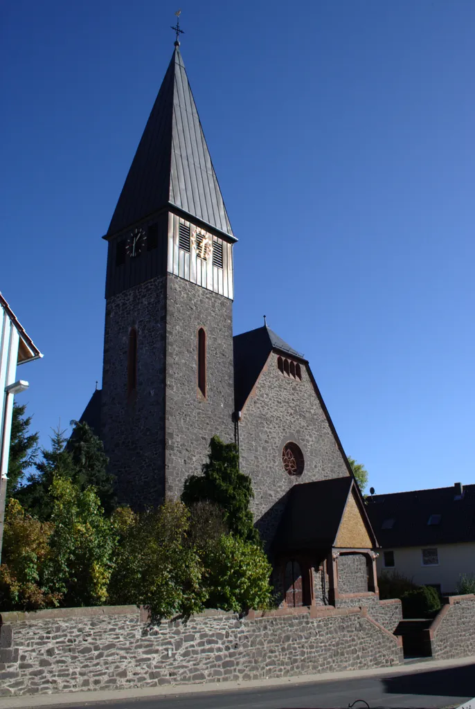 Church in Antrifttal Vockenrod / Hesse / Germany