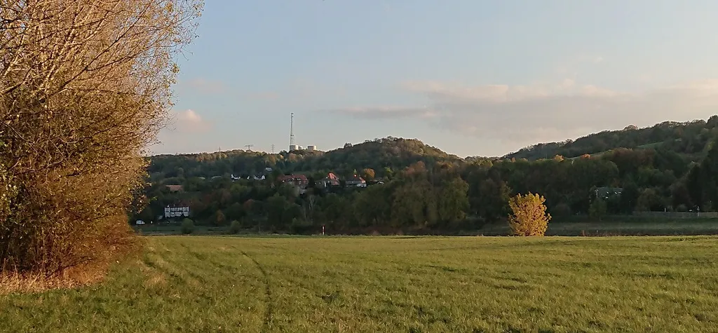 Blick auf den Burgberg aus nordwestlicher Richtung, 2018
