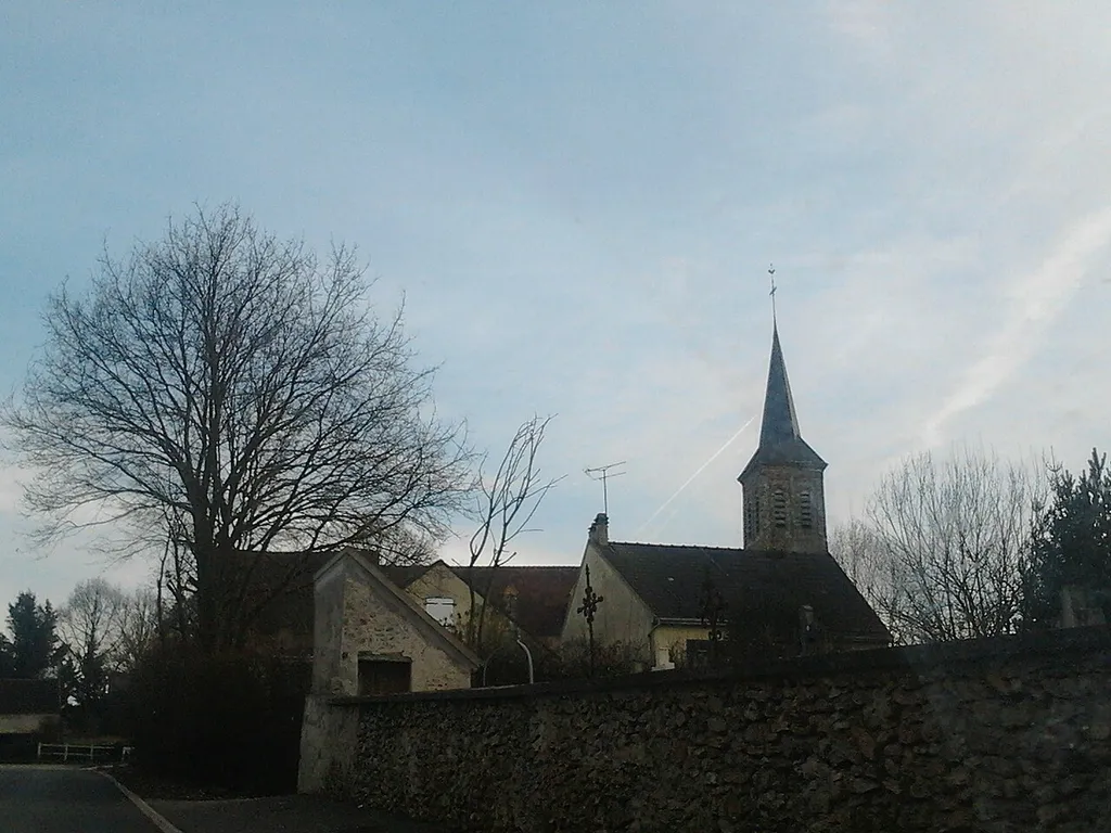 Église de Saint-Denis-lès-Rebais (Seine-et-Marne, France).