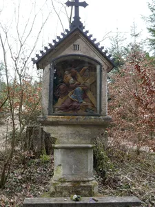 Kreuzwegstation Burg in Wielenbach