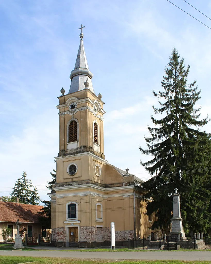 Romano-Catolic Church, Neudorf, Arad County, Romania, built 1771-1841