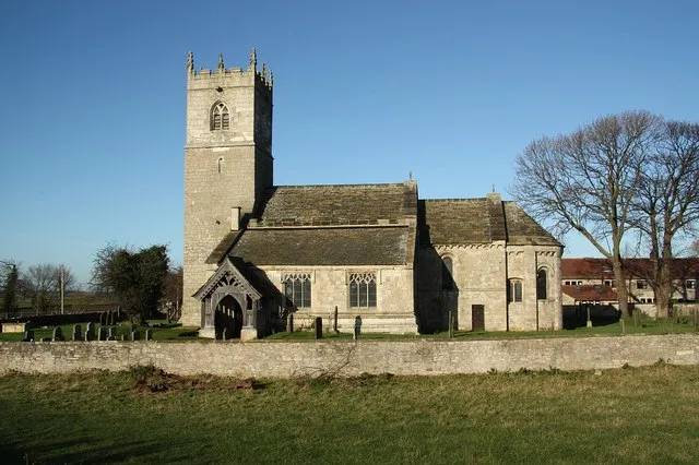 St Mary's parish church, Birkin, North Yorkshire, seen from south-southeast
